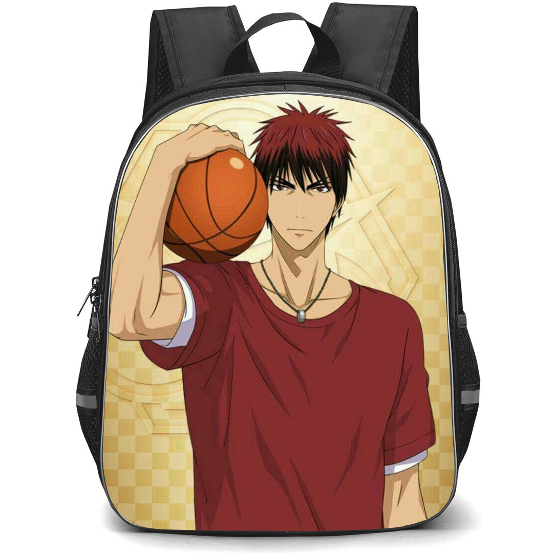Kuroko's Basketball Kagami Taiga Backpack StudentPack - Kagami Taiga Holding Ball Illustration