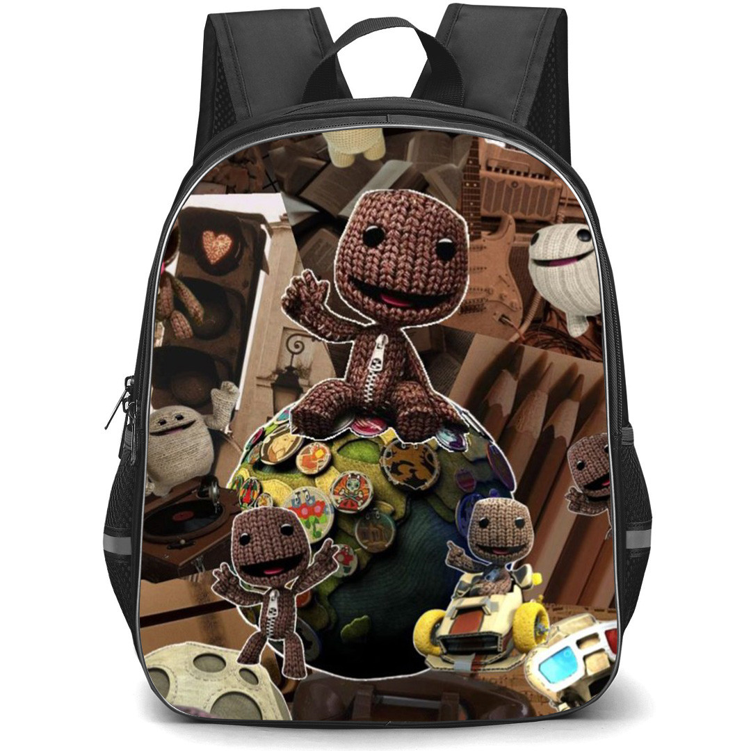 LittleBigPlanet Sackboy Backpack School Bag StudentPack - Sackboy Portrait Collage Poster