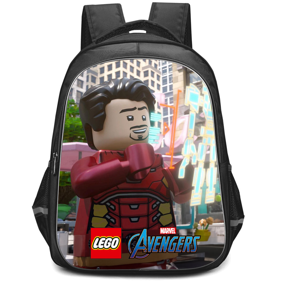 LEGO Marvel Avengers Iron Man Backpack StudentPack - Iron Man Search For Enemies