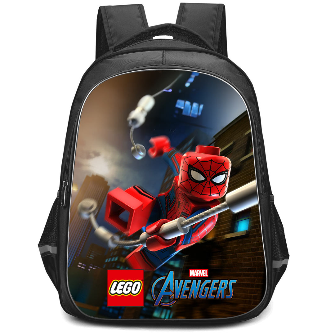 LEGO Marvel Avengers Spider-Man Backpack StudentPack - Spider-Man Swinging Poster