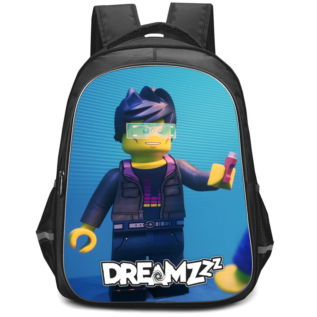 LEGO DreamZzz Nightmare King Backpack StudentPack - Nightmare King Engineer Portrait On Blue Poster