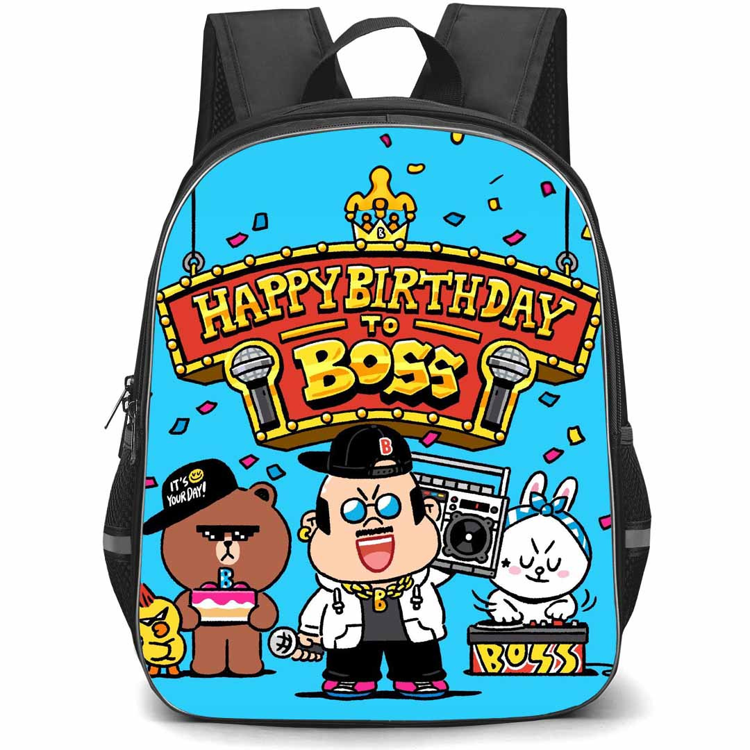 Lines Friends Boss Backpack StudentPack - Boss Celebration Birthday
