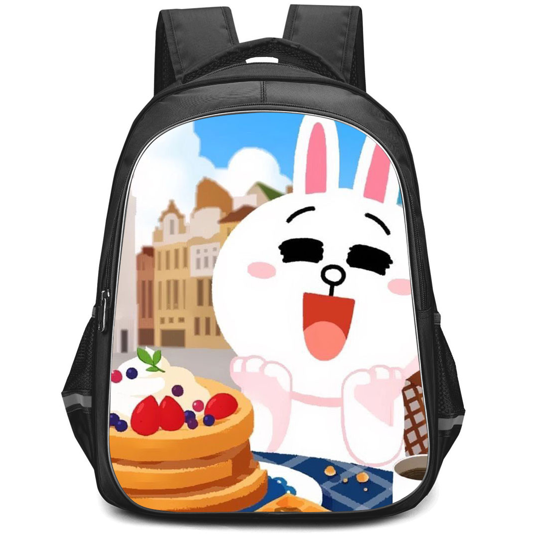 Lines Friends Cony Backpack StudentPack - Cony Sitting On Dining Table