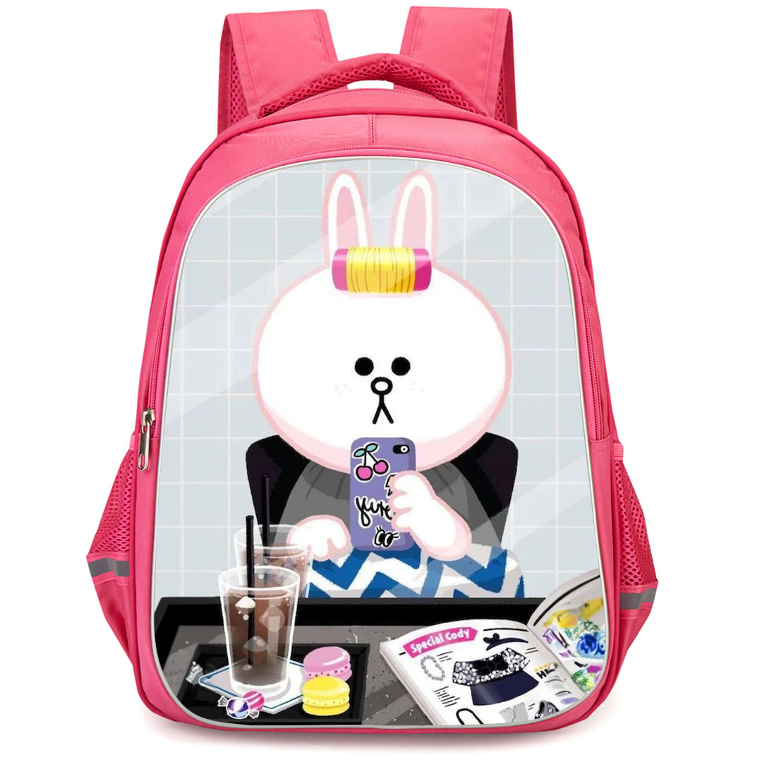 Lines Friends Cony Backpack StudentPack - Cony Taking a Mirror Pic