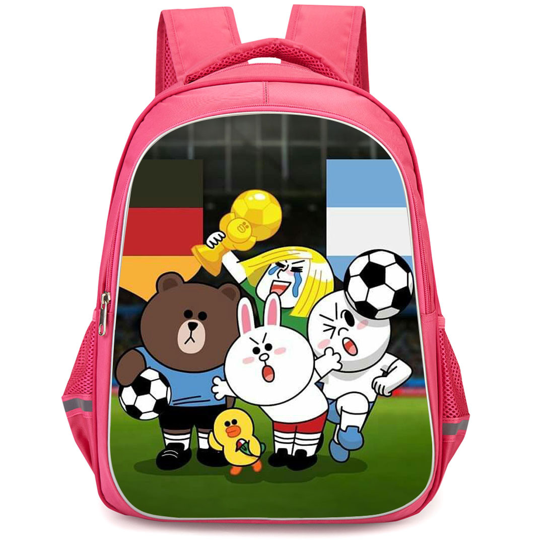 Lines Friends Backpack StudentPack - Lines Friends Germany Vs Argentia Poster