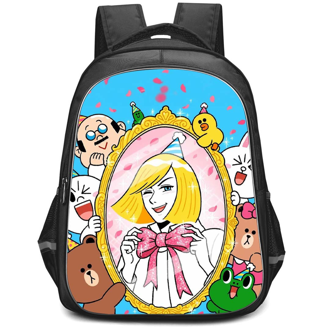 Lines Friends James Backpack StudentPack - James On Mirror Holding Lines Friends Members