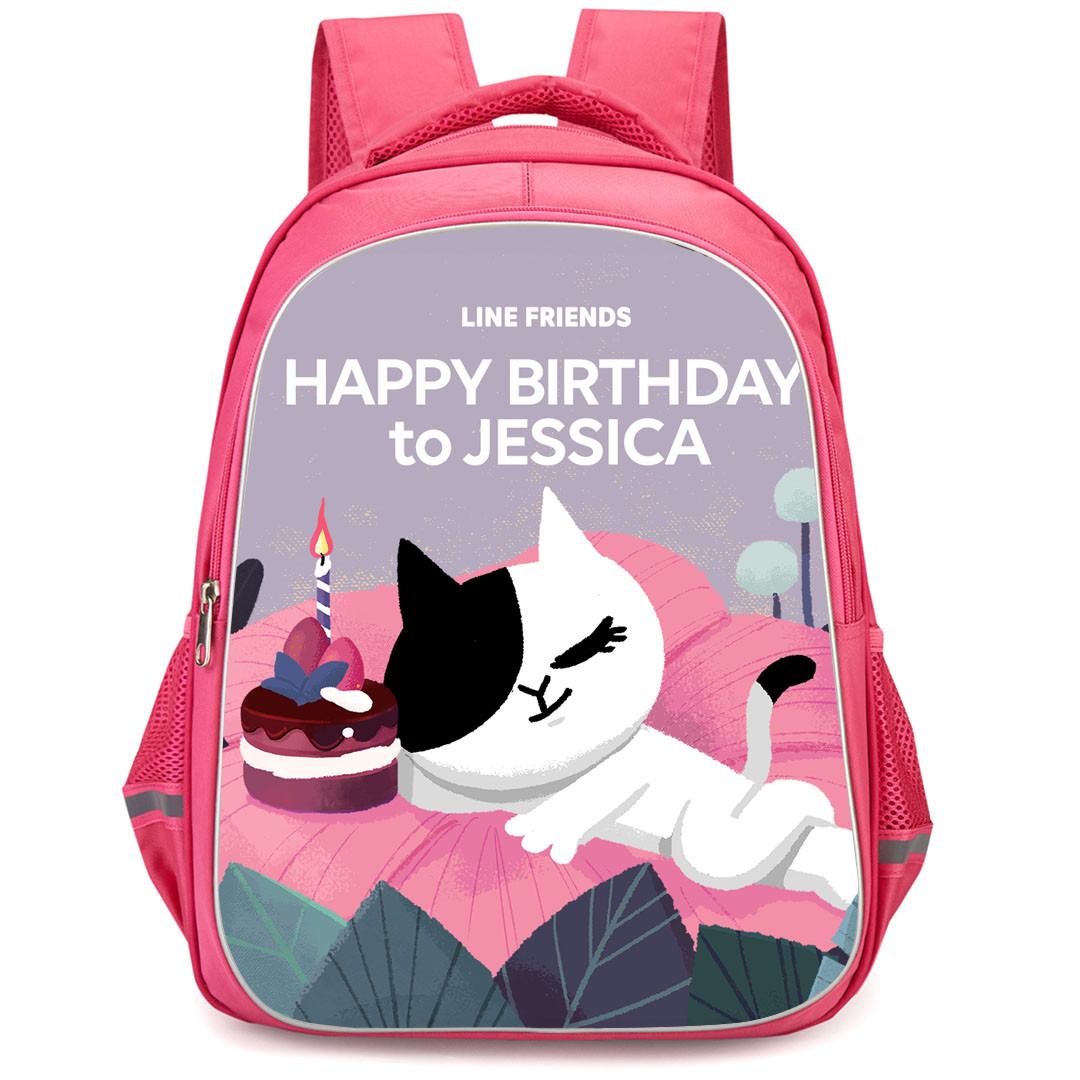 Lines Friends Jessica Backpack StudentPack - Jessica Happy Birthday Poster
