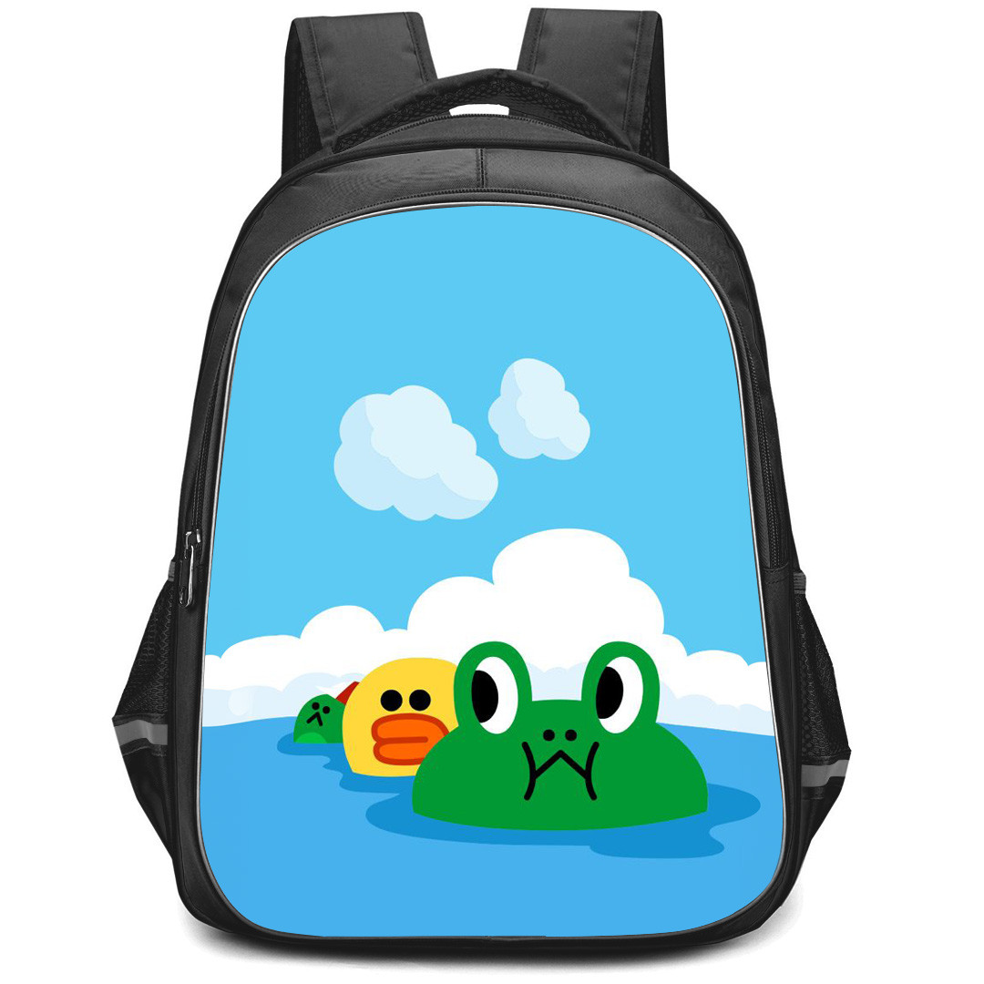 Lines Friends Leonard Backpack StudentPack - Leonard And Sally Swimming Poster