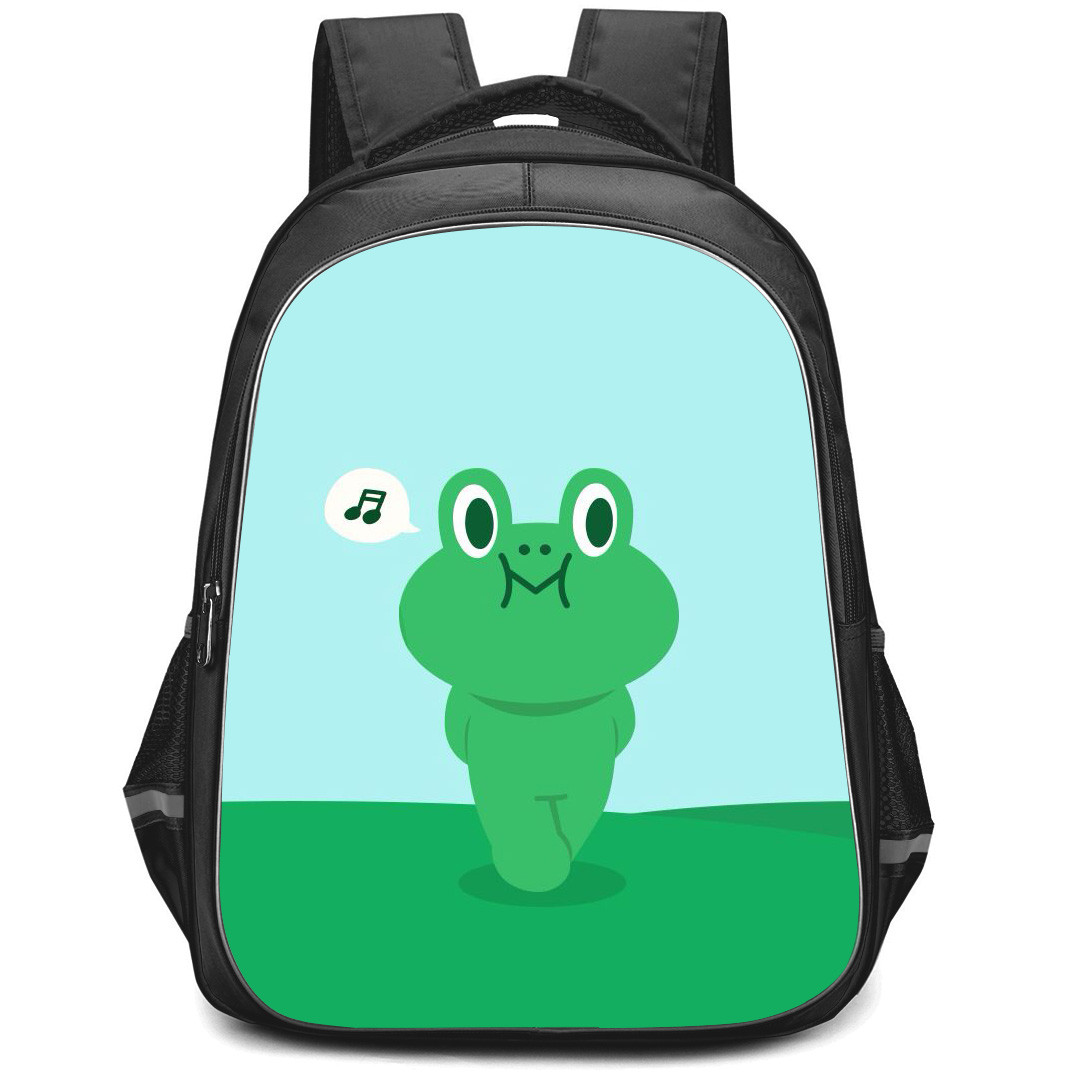 Lines Friends Leonard Backpack StudentPack - Leonard Standing And Singing On Grass