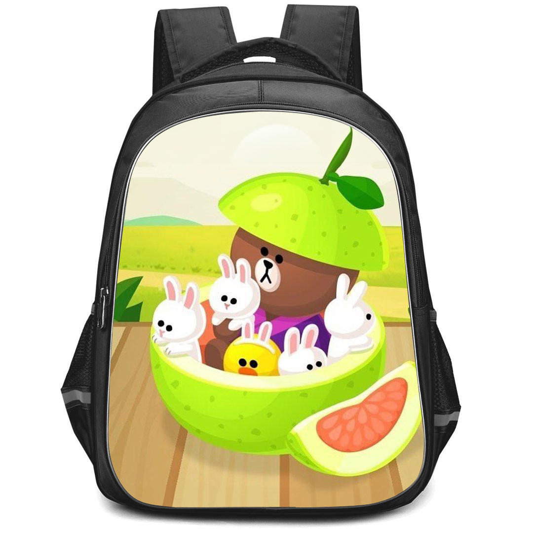Lines Friends Backpack StudentPack - Lines Friends Mid-Autumn Festival Poster