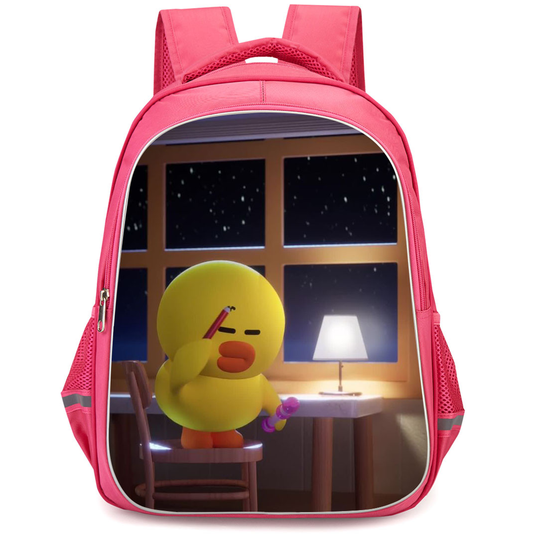 Lines Friends Sally Backpack StudentPack - Sally Standing On A Chair Poster