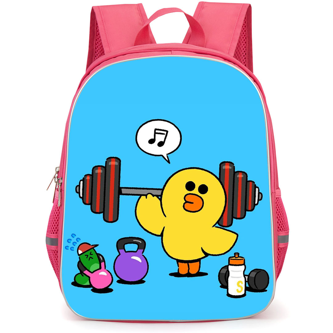 Lines Friends Sally Backpack StudentPack - Sally Standing On Gym Poster