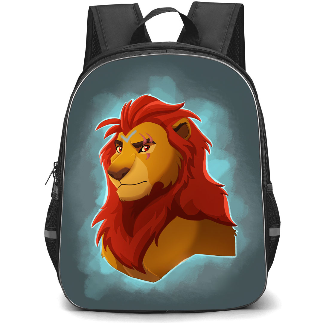 The Lion King Simba Backpack StudentPack - Simba Side Portrait Illustration Art