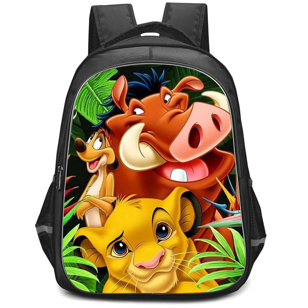 The Lion King Backpack StudentPack - The Lion King Simba Pumbaa And Timon Poster