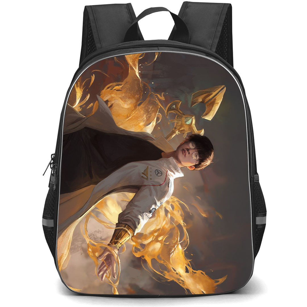 T1 Faker Backpack StudentPack - Faker Golden Item Background