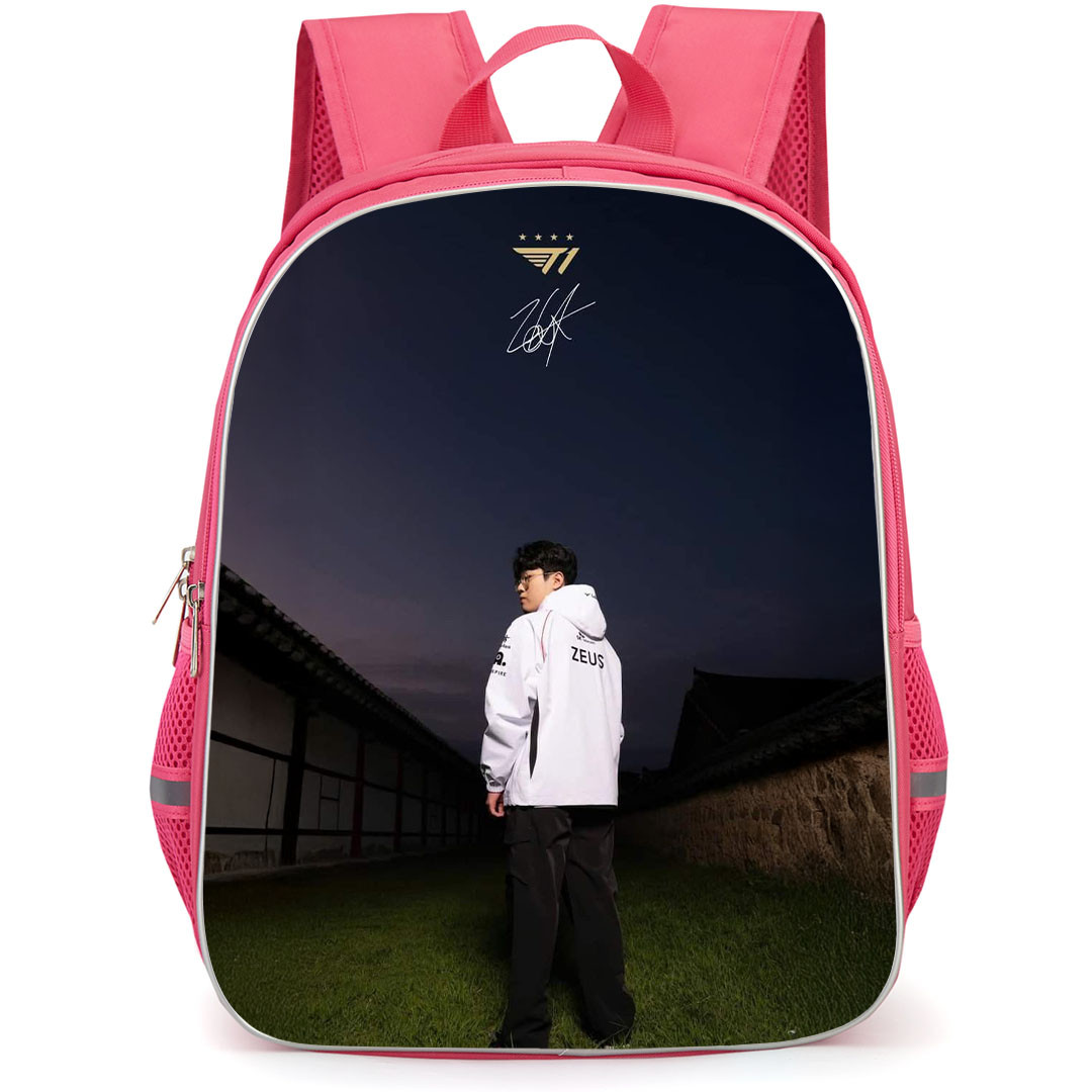 T1 Keria Backpack StudentPack - Keria Back Portrait Dusk Background