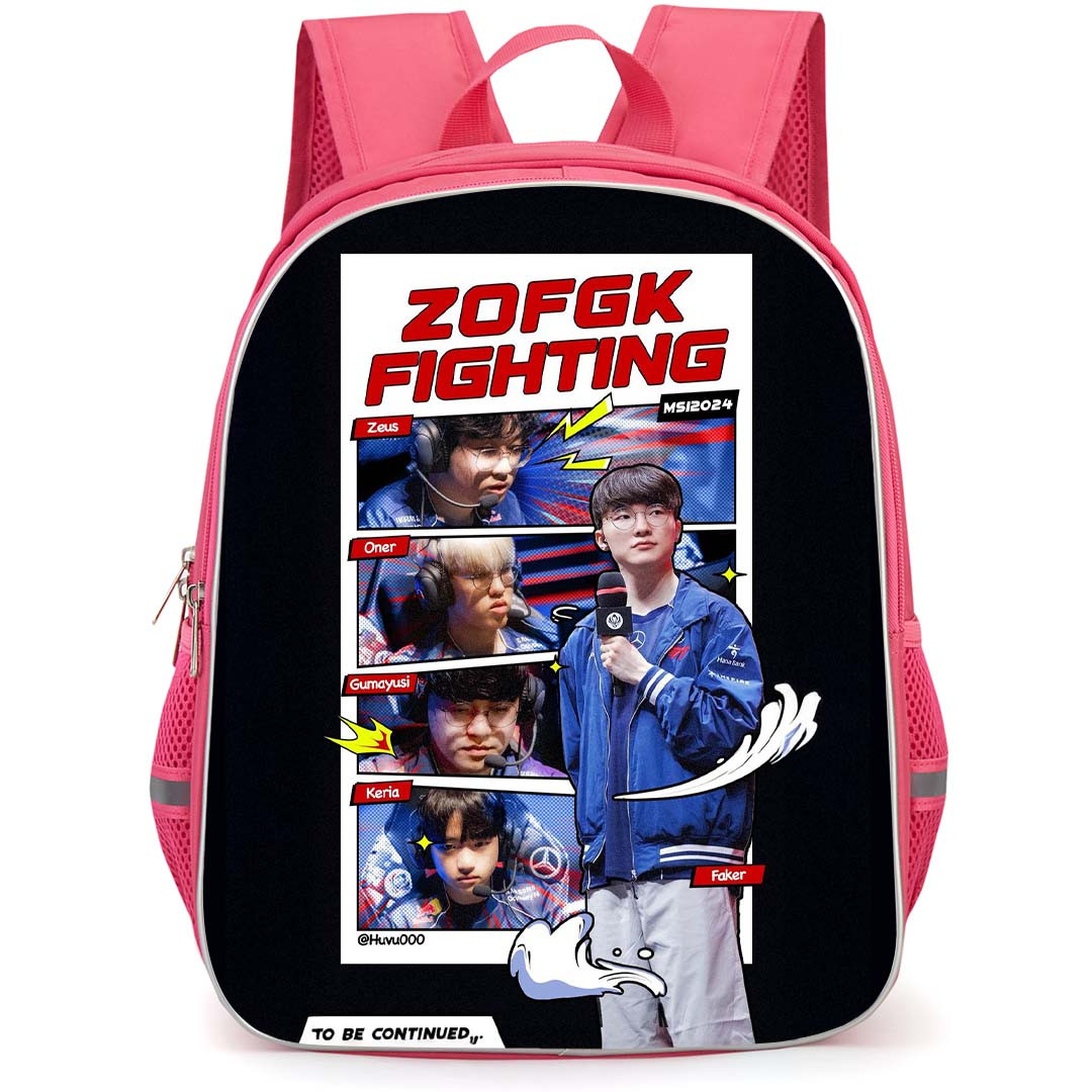 T1 Backpack StudentPack - T1 ZOFGK Fighting Comic Art