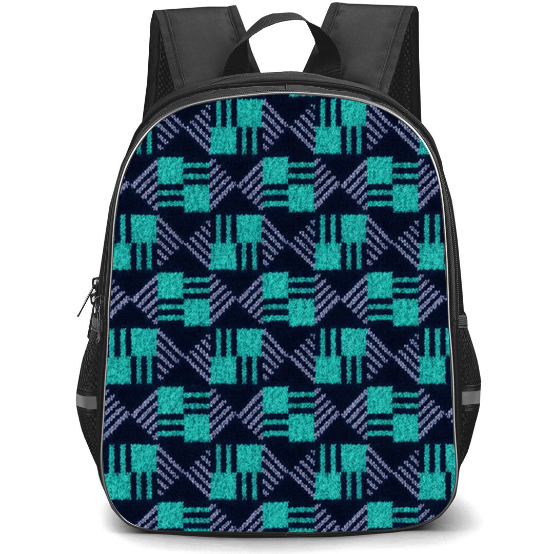 London Underground Backpack School Bag StudentPack - London Underground Moquette Aqua Edition Poster