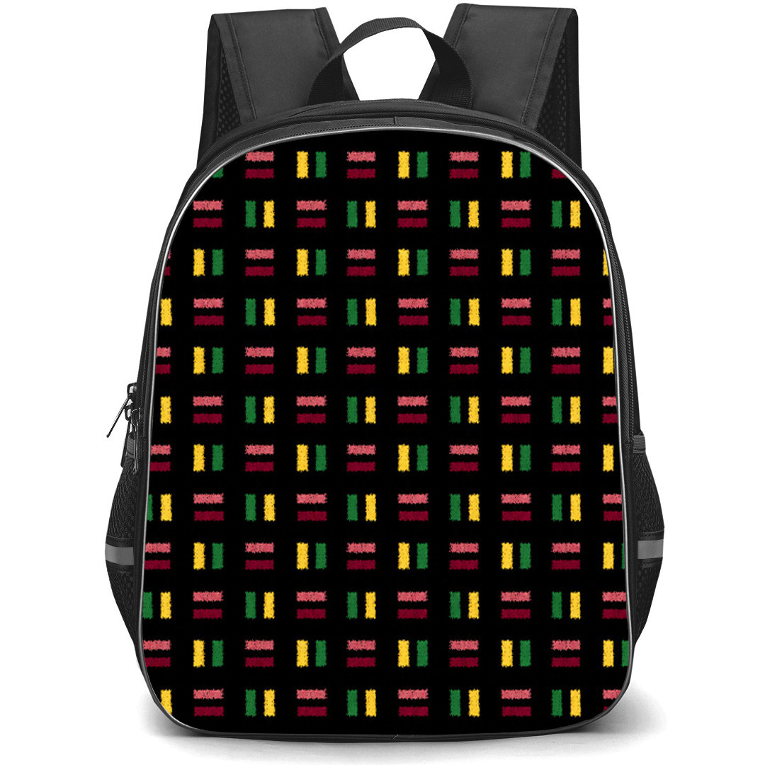London Underground Backpack School Bag StudentPack - London Underground Moquette Black Edition Poster