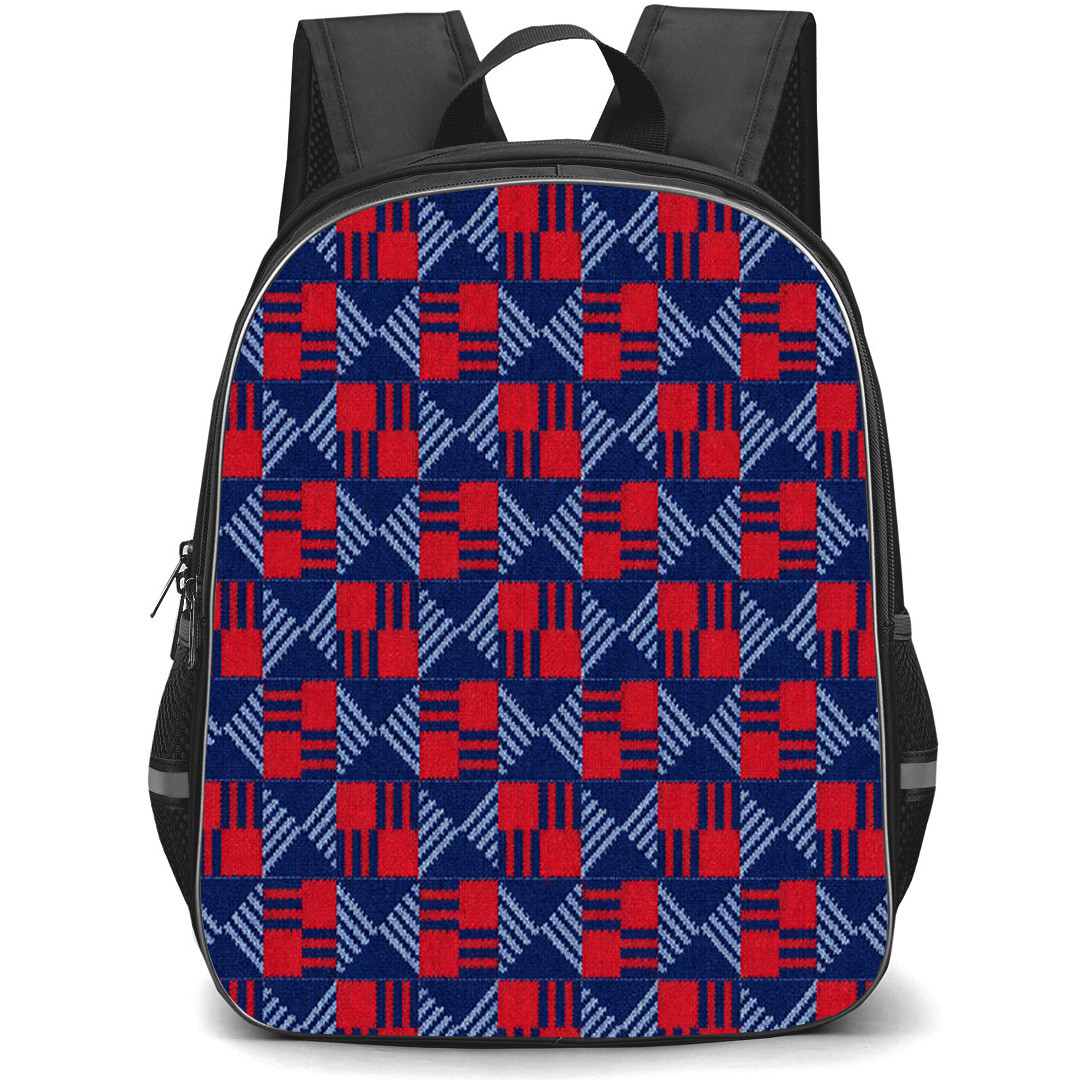London Underground Backpack School Bag StudentPack - London Underground Moquette Red Edition Poster