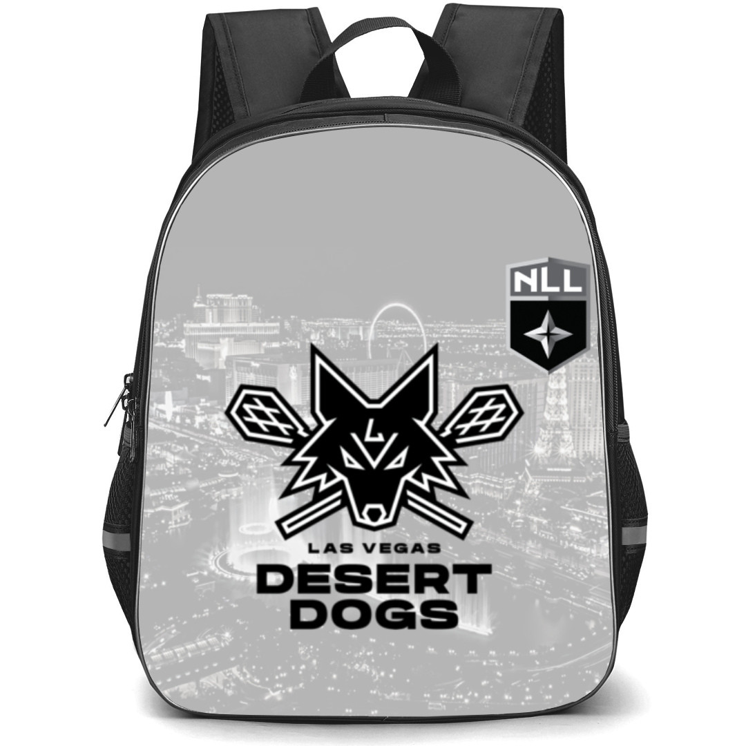 Las Vegas Desert Dogs Backpack School Bag StudentPack - Logo City Lights Background