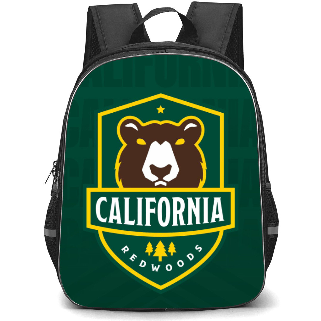 California Redwoods Backpack School Bag StudentPack - Logo Green Poster