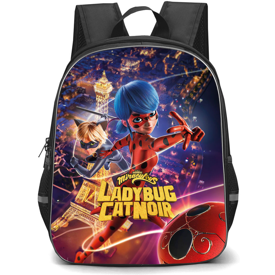 Ladybug And Cat Noir The Movie Backpack StudentPack - Battle In Paris