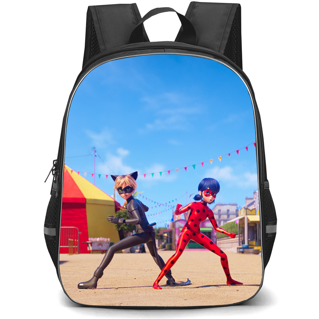 Ladybug And Cat Noir The Movie Backpack StudentPack - Ready To Fight