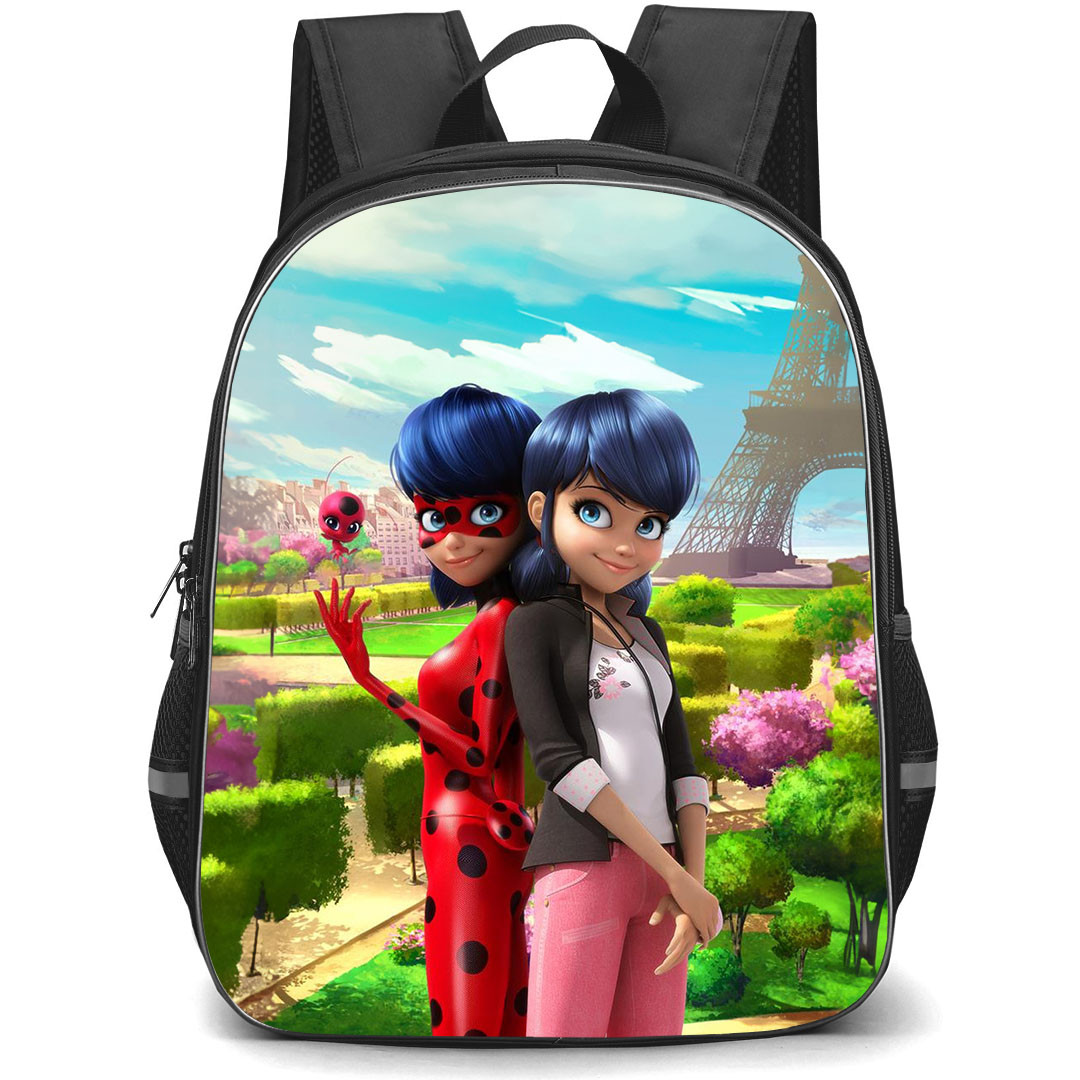 Ladybug And Cat Noir The Movie Backpack StudentPack - Ladybug Suits Up