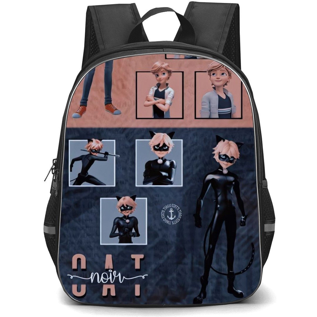 LadyBug Adrien Agreste School Backpack StudentPack - Adrien Agreste Cat Noir