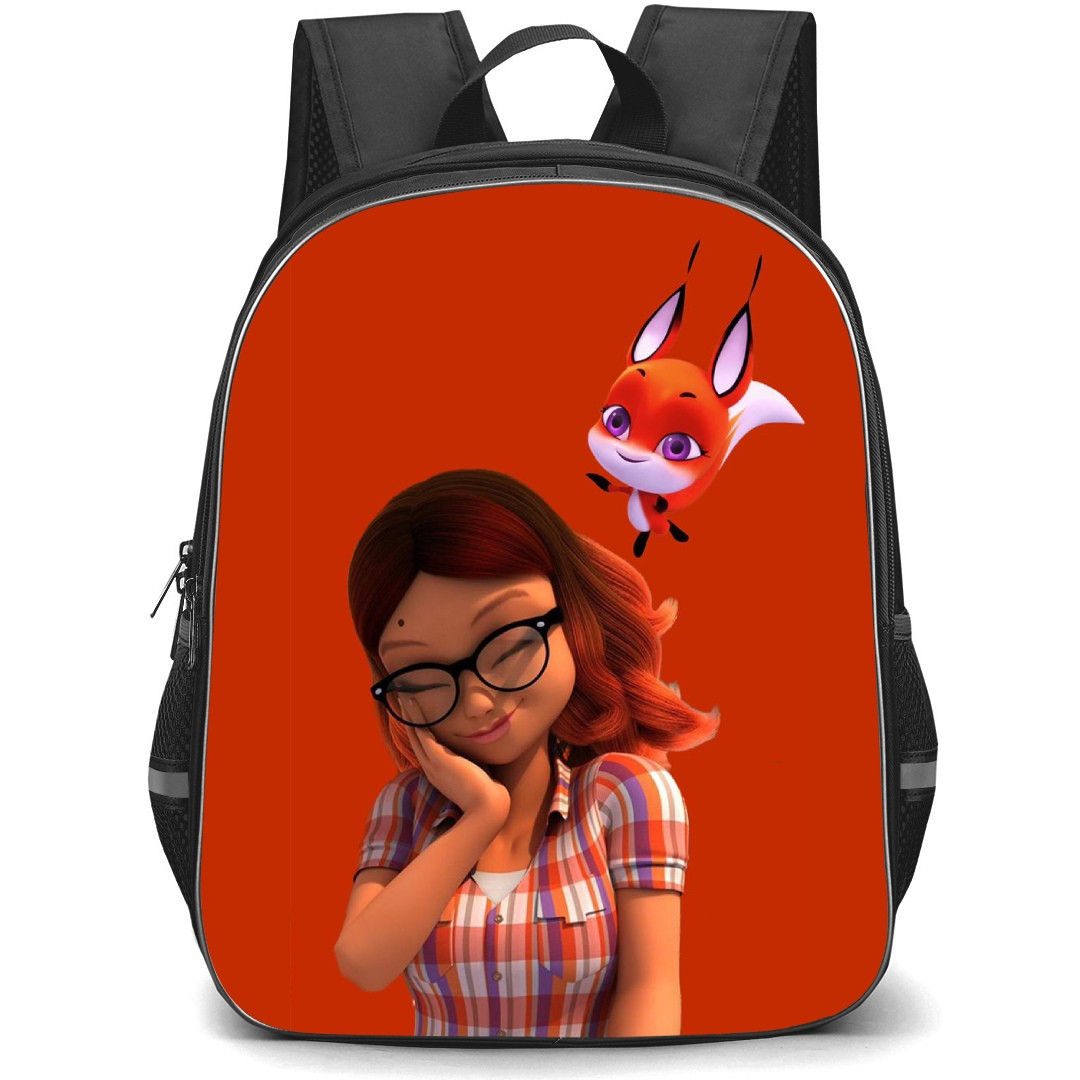 LadyBug Alya Cesaire School Backpack StudentPack - Alya Cesaire Portrait Red Background