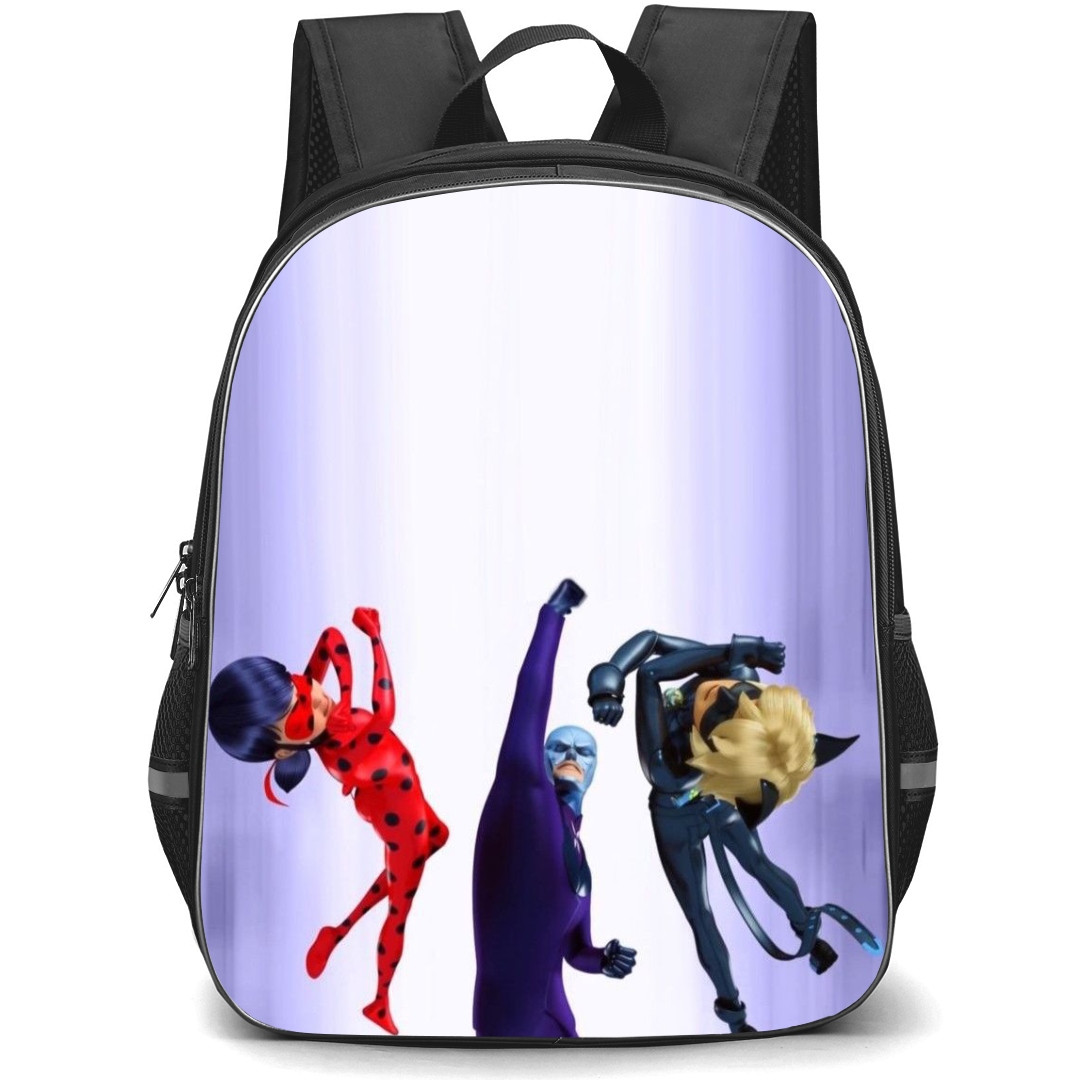 LadyBug Hawk Moth School Backpack StudentPack - Hawk Moth Punching Illustration