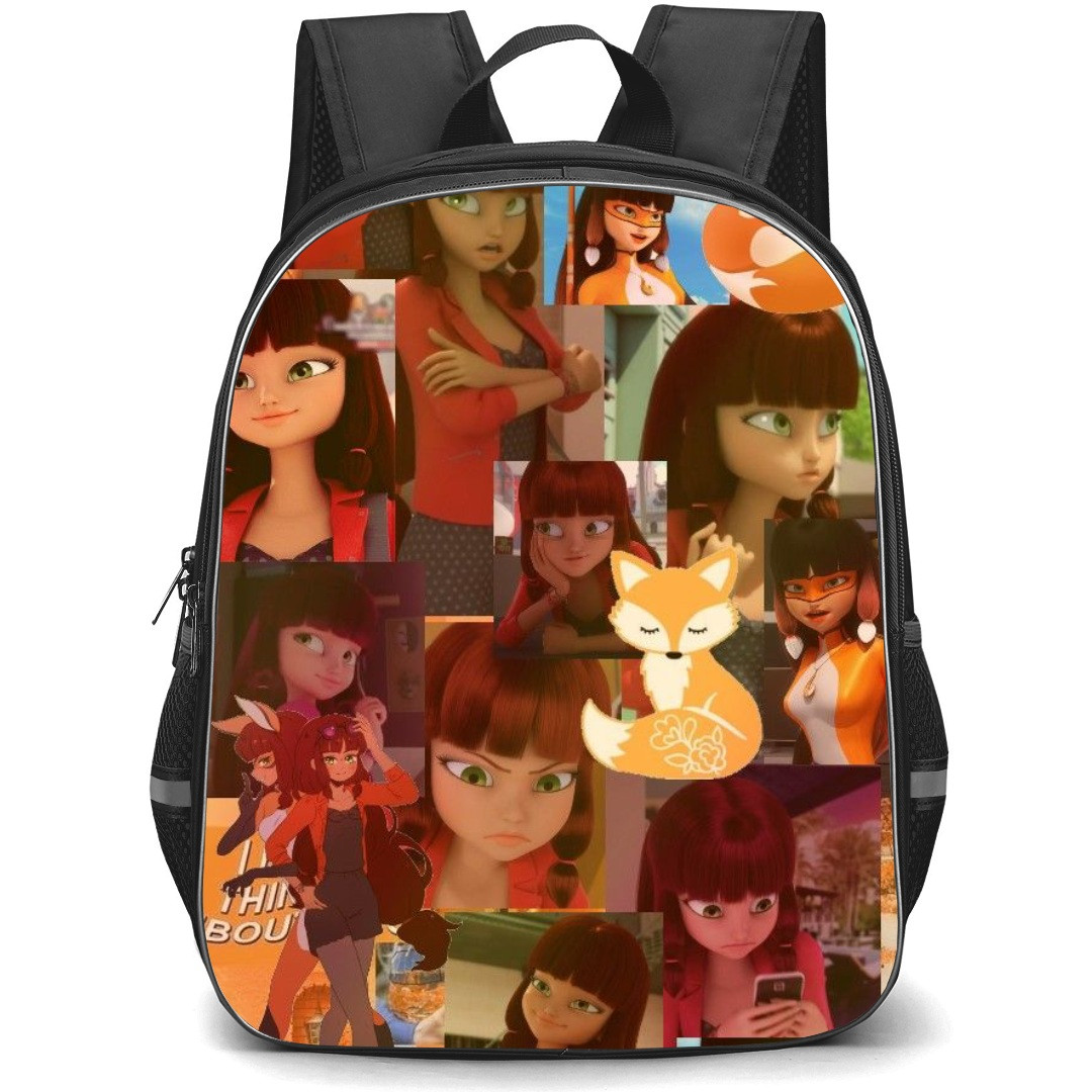 LadyBug Lila Rossi School Backpack StudentPack - Lila Rossi Collage