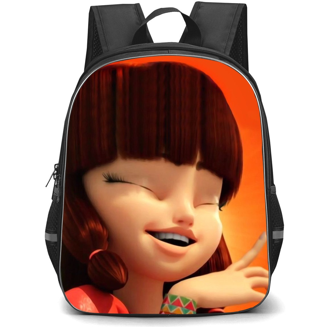 LadyBug Lila Rossi School Backpack StudentPack - Lila Rossi Portrait Red Background
