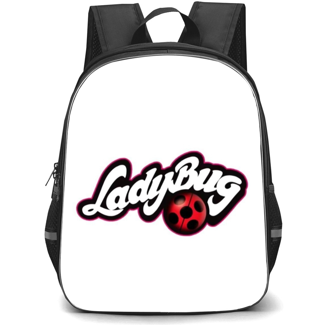 LadyBug School Backpack StudentPack - LadyBug Word Art