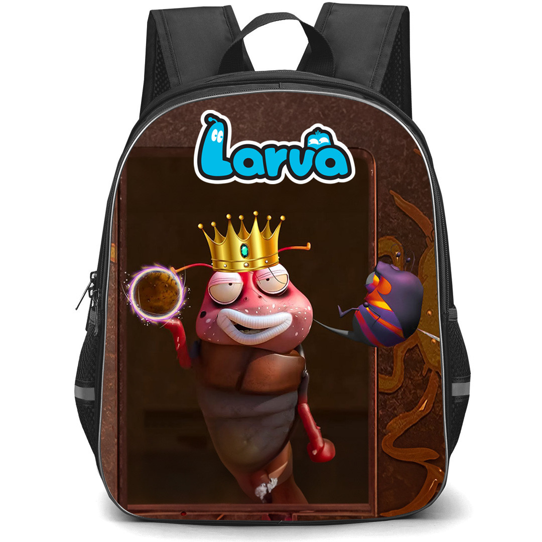 Larva Brown Backpack StudentPack - Brown Character Series
