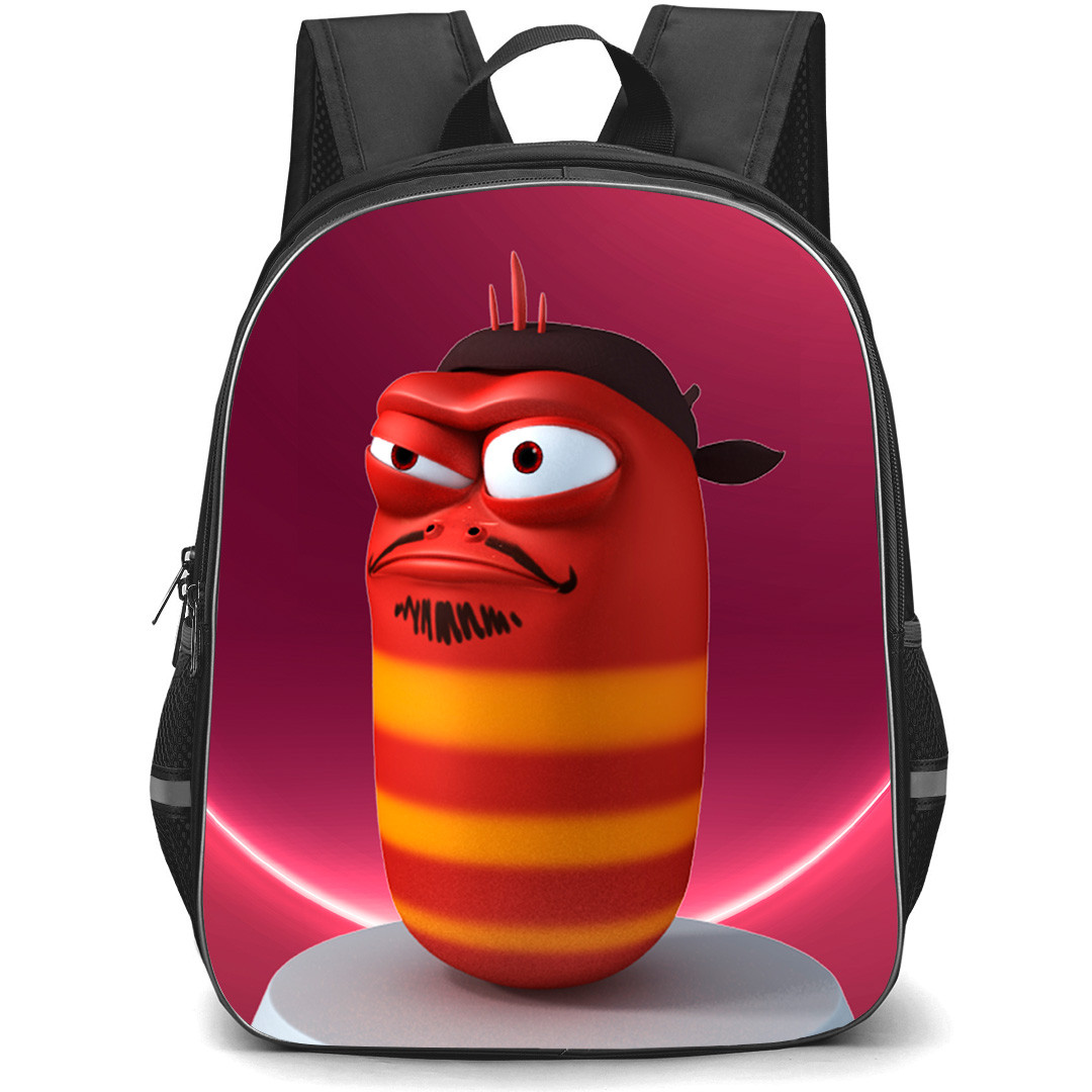Larva Red Backpack StudentPack - Red As A Pirate