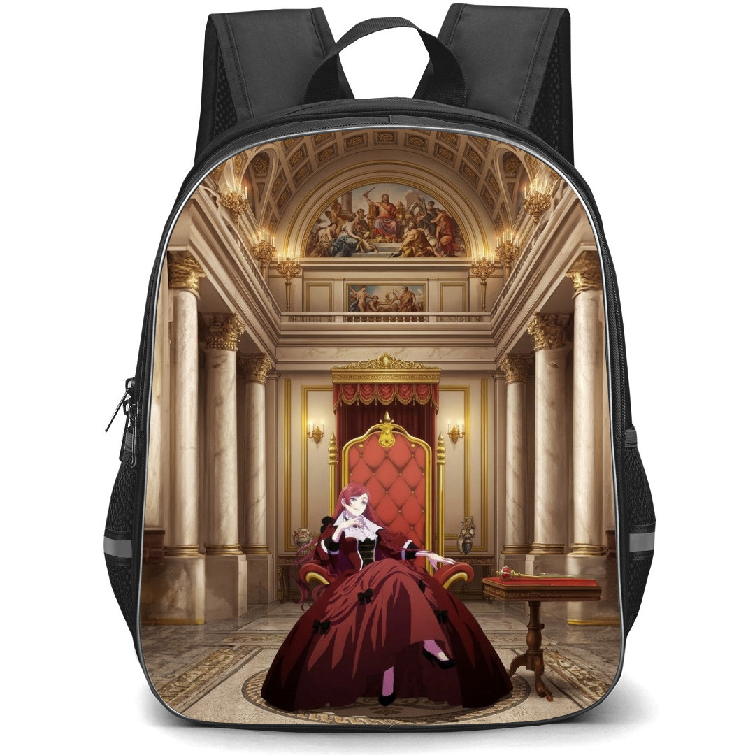 The Most Heretical Last Boss Queen Pride Royal Ivy Backpack School Bag StudentPack - Pride Royal Ivy Sitting In Throne Fierce Portrait