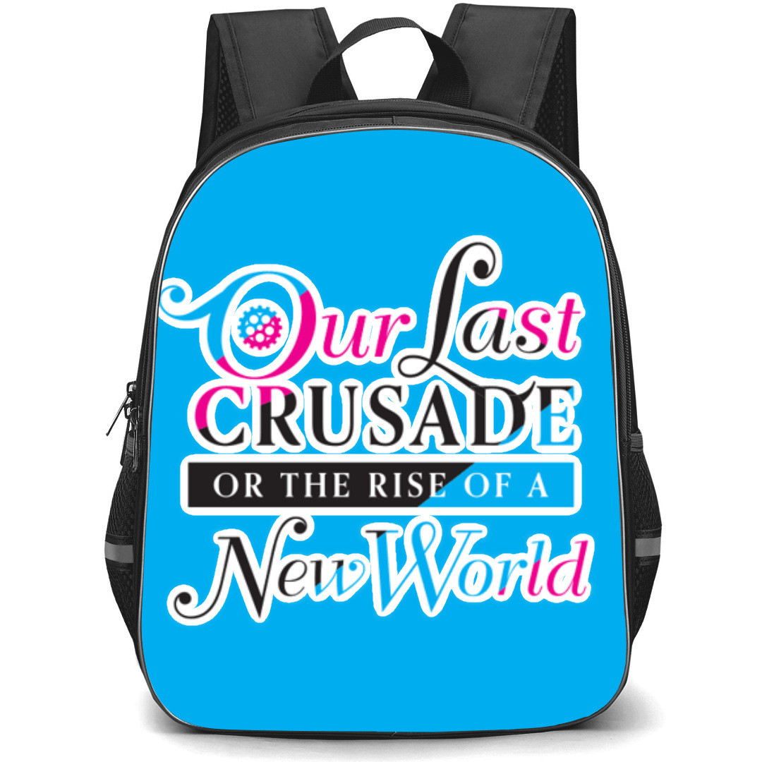 Our Last Crusade Or The Rise Of A New World Backpack StudentPack - Our Last Crusade Or The Rise Of A New World Logo Sticker