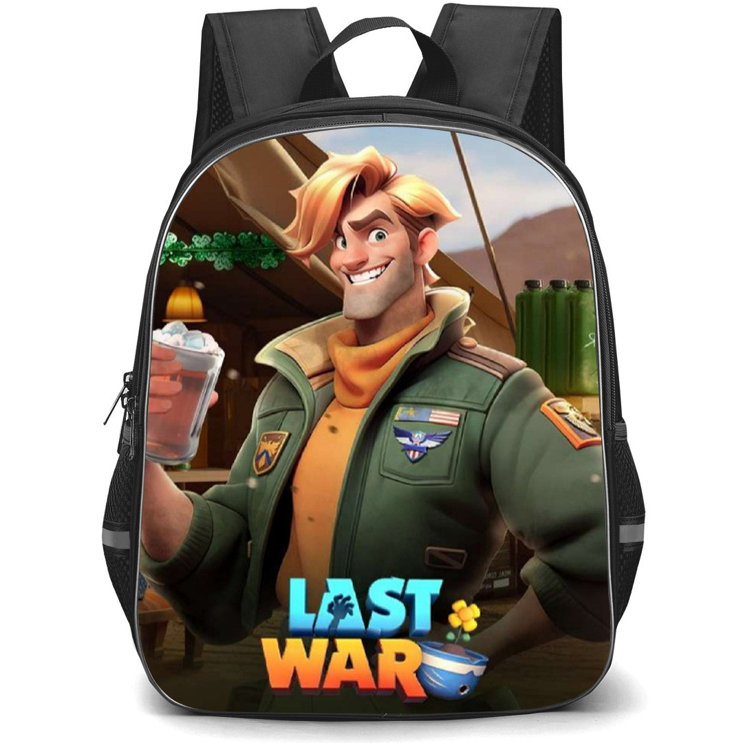 Last War Survival Mason Backpack School Bag StudentPack - Mason Smiling Portrait Game Poster