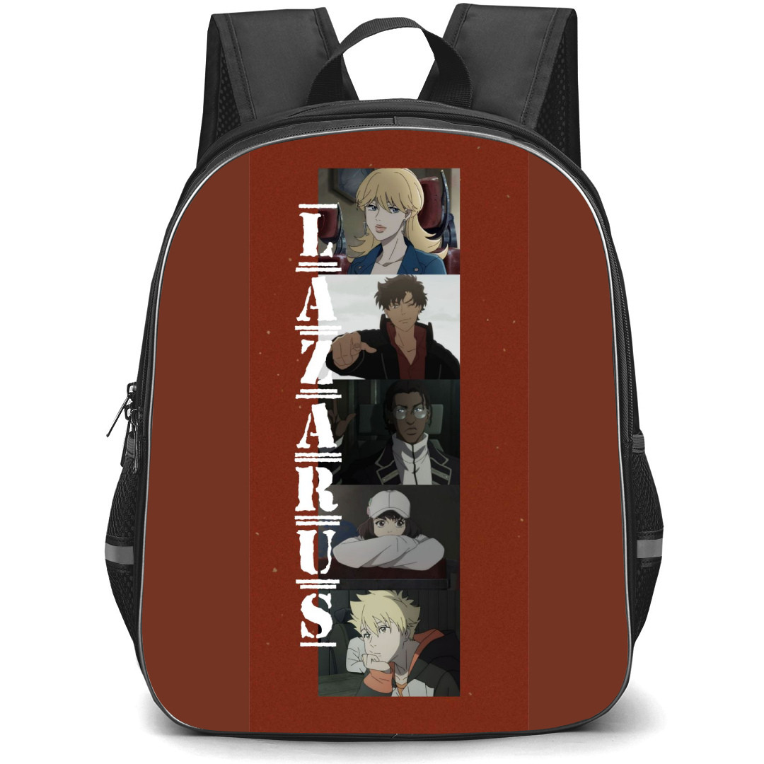 Lazarus Backpack StudentPack - Characters Portrait Collage In Brown Background