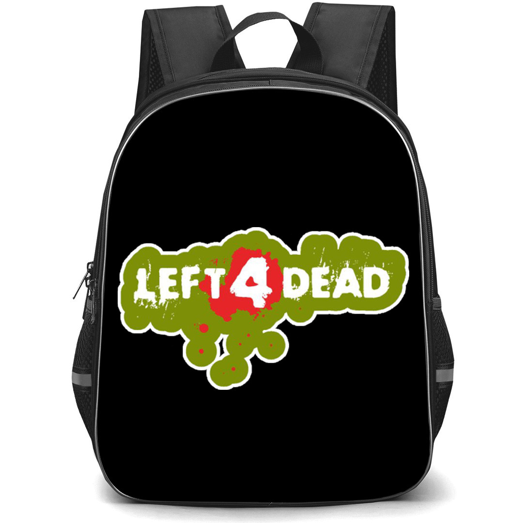 Left 4 Dead Backpack School Bag StudentPack - Left 4 Dead Green Logo Sticker