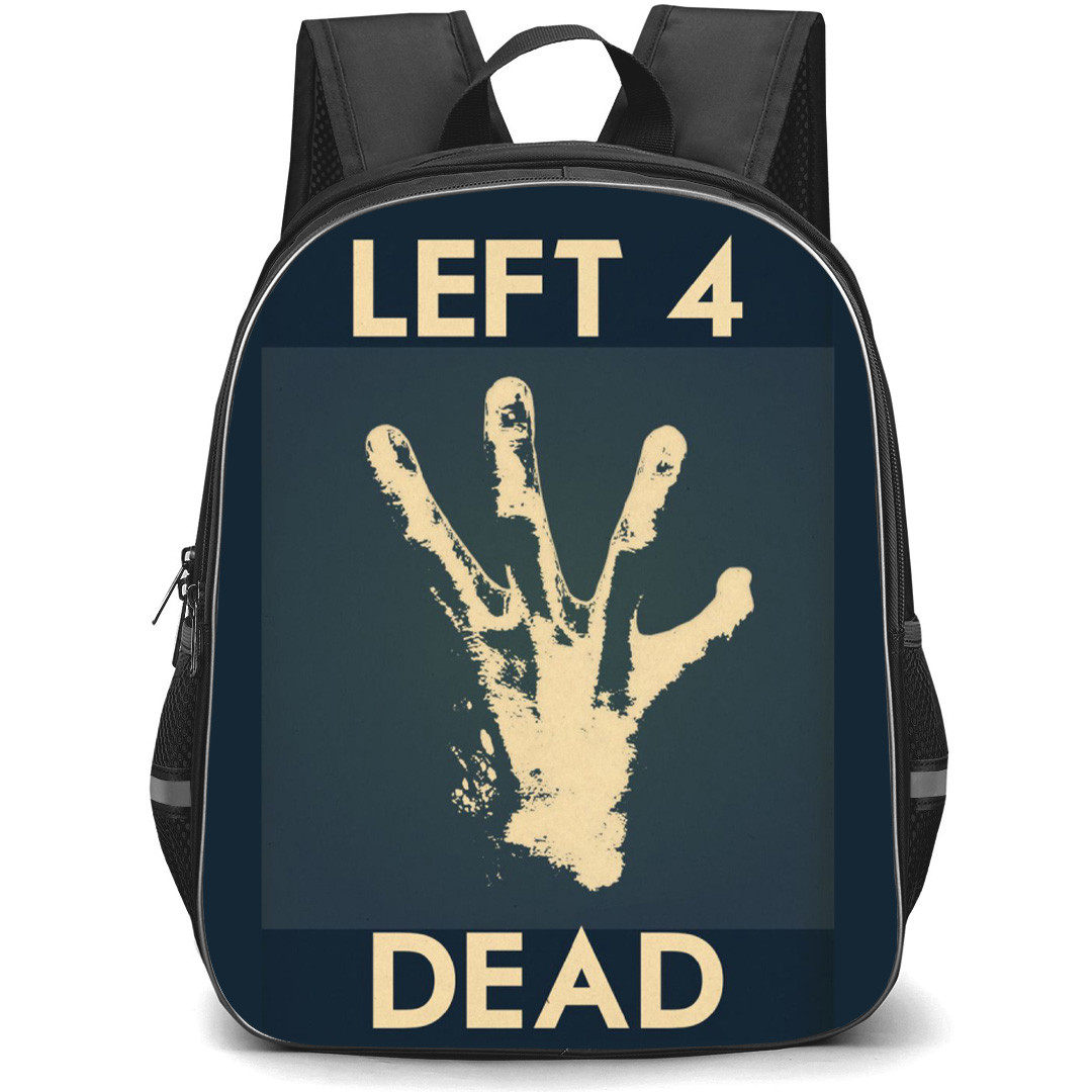 Left 4 Dead Backpack School Bag StudentPack - Left 4 Dead Hand Logo Poster