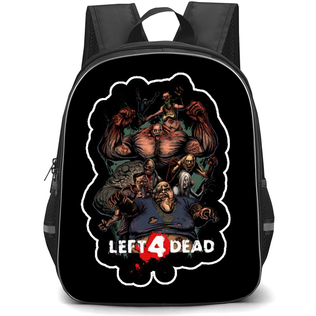 Left 4 Dead Backpack School Bag StudentPack - Left 4 Dead Zombie Game Sticker