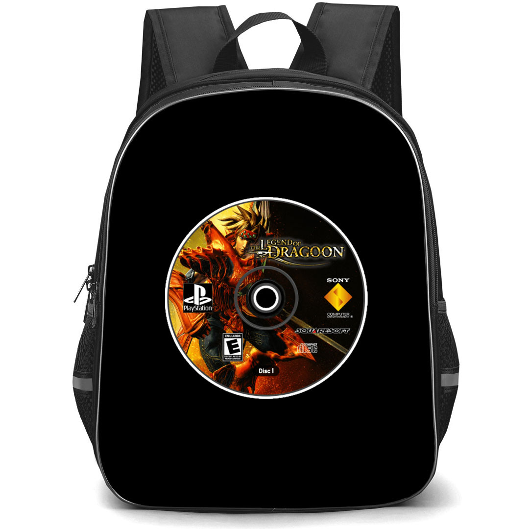 The Legend of Dragoon Backpack School Bag StudentPack - The Legend of Dragoon Game Disc Sticker