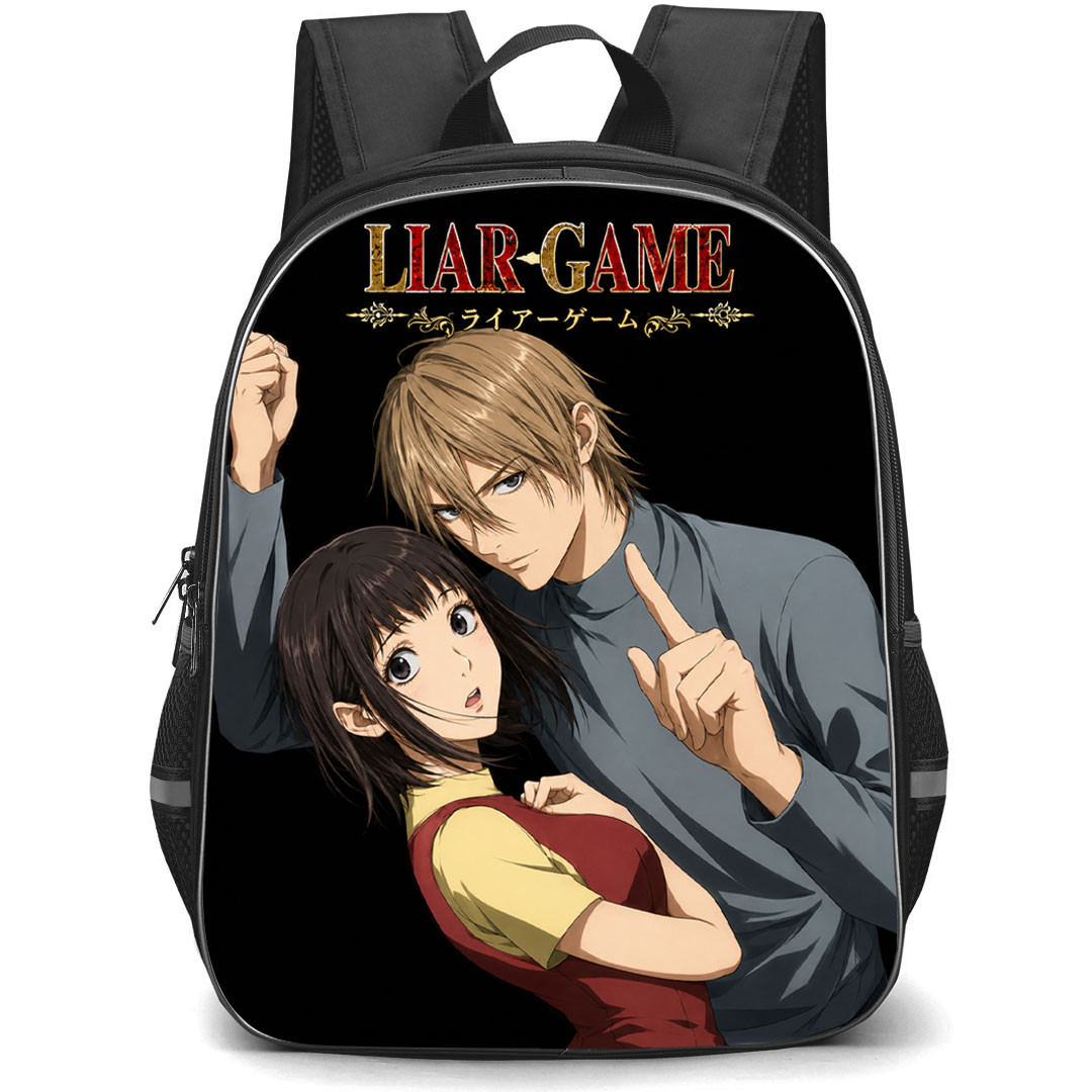 Liar Game Backpack School Bag StudentPack - Kanzaki Nao And Akiyama Shinichi Portrait Series Poster