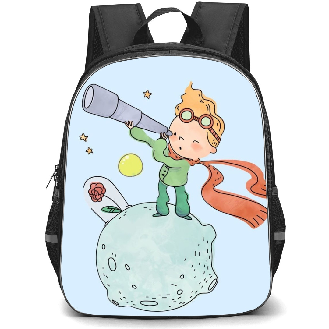 Little Prince School Backpack StudentPack - The Little Prince Cartoon Art