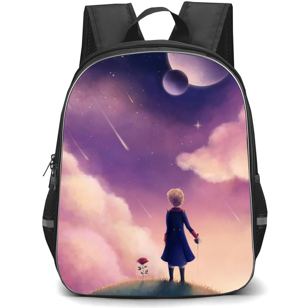 Little Prince School Backpack StudentPack - The Little Prince Illustration Galaxy Background