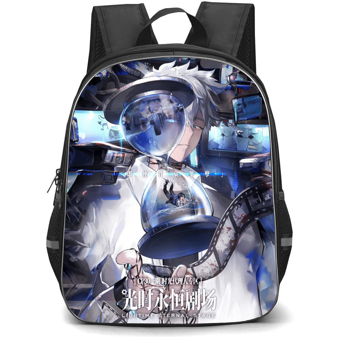 Link Click Lu Guang Backpack School Bag StudentPack - Lu Guang Holding a Large Hourglass Cover