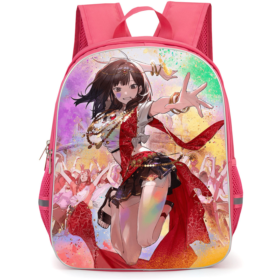 Link Click Qiao Ling Backpack School Bag StudentPack - Qiao Ling Inspired by the Festival of Holi Poster